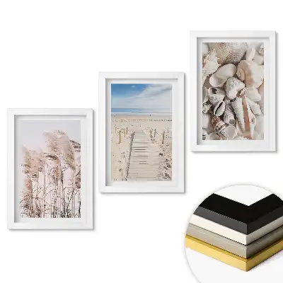 Triptych v rámu Letní vzpomínky u moře