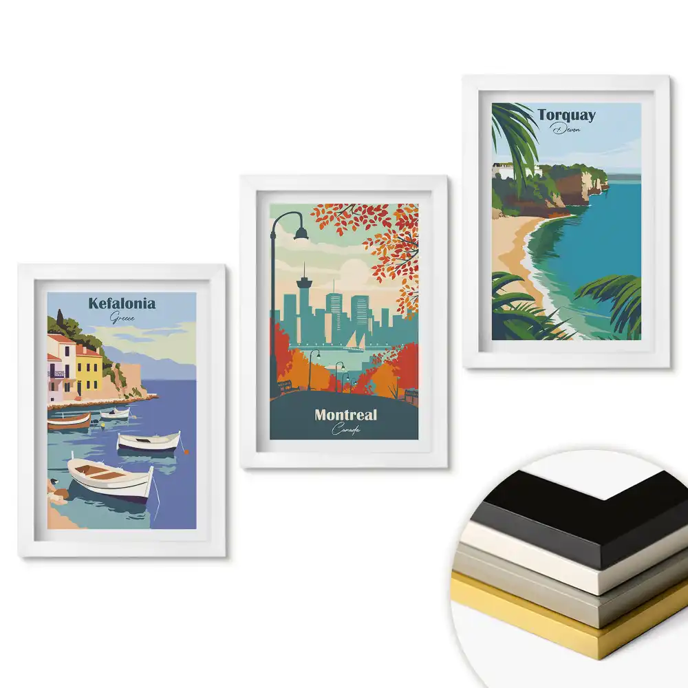 Triptych v rámu Okouzlující místa na světě