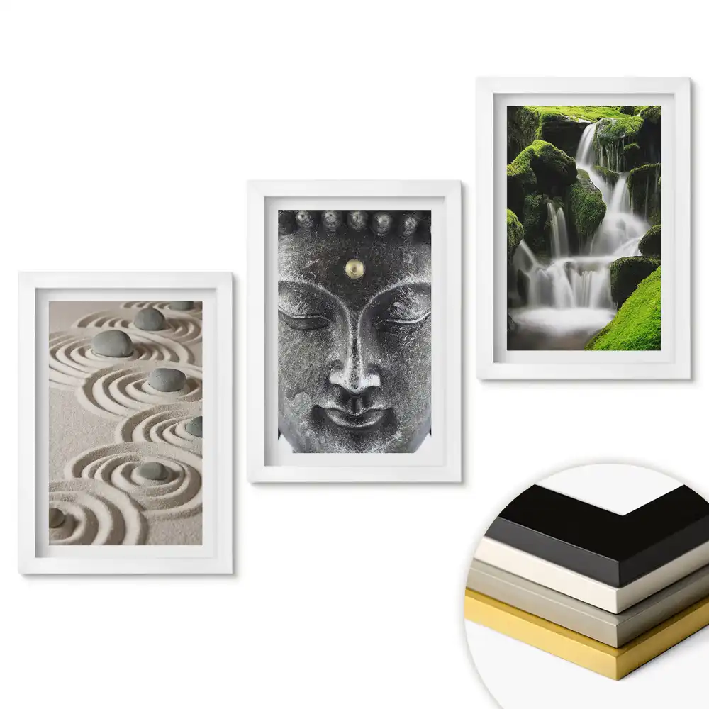 Triptych v rámu Harmonie přírody a klid mysli