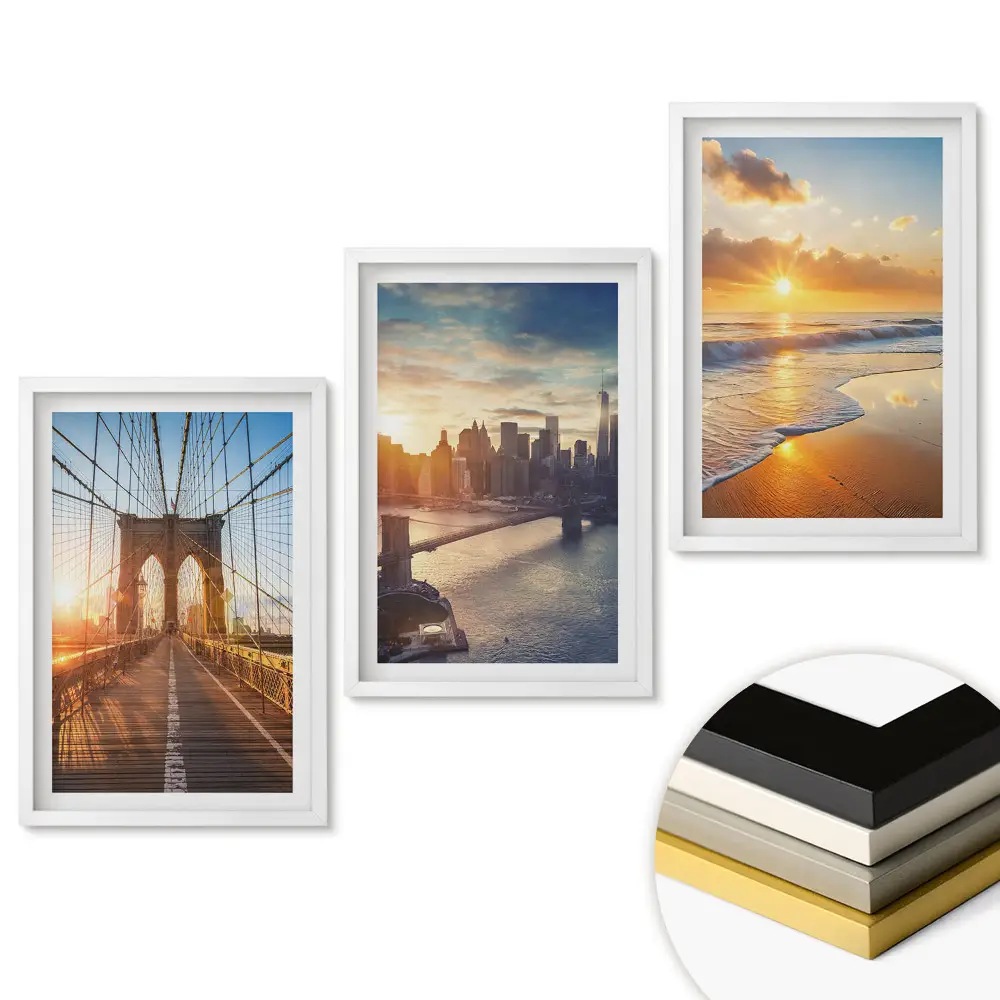 Triptych v rámu Úchvatné výhledy na města a přírodu