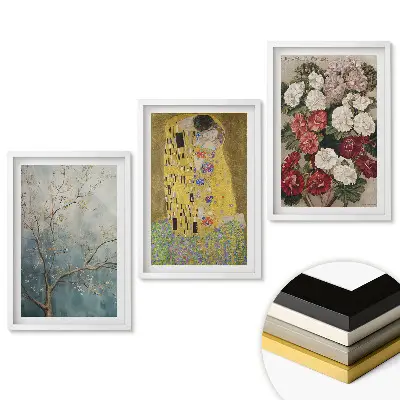 Triptych v rámu Květiny, příroda a umění v harmonii