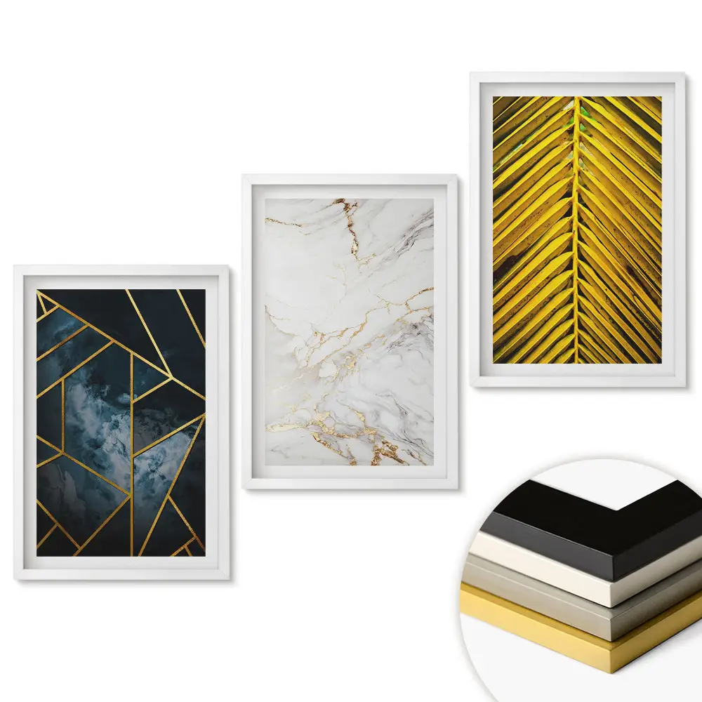 Triptych v rámu Moderní designy v elegantním stylu