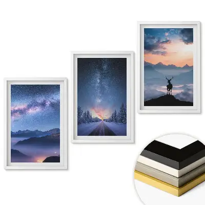 Triptych v rámu Kouzelné krajiny přírody a vesmíru