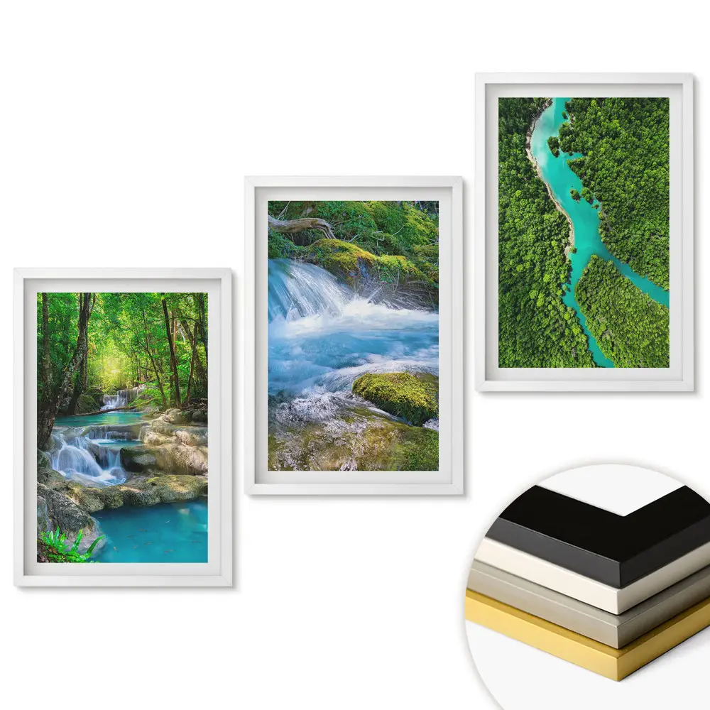Triptych v rámu Zelené oázy přírody a vody
