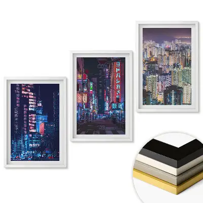 Triptych v rámu Noční život v městském prostředí
