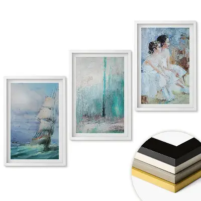 Triptych v rámu Plavba po moři a klidné chvíle