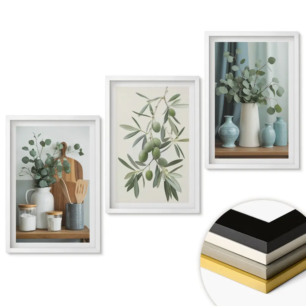 Triptych v rámu pro moderní interiér