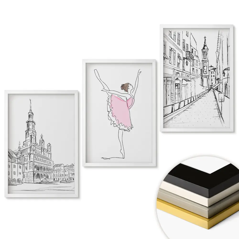 Triptych Město, balet a kouzlo architektury v rámu