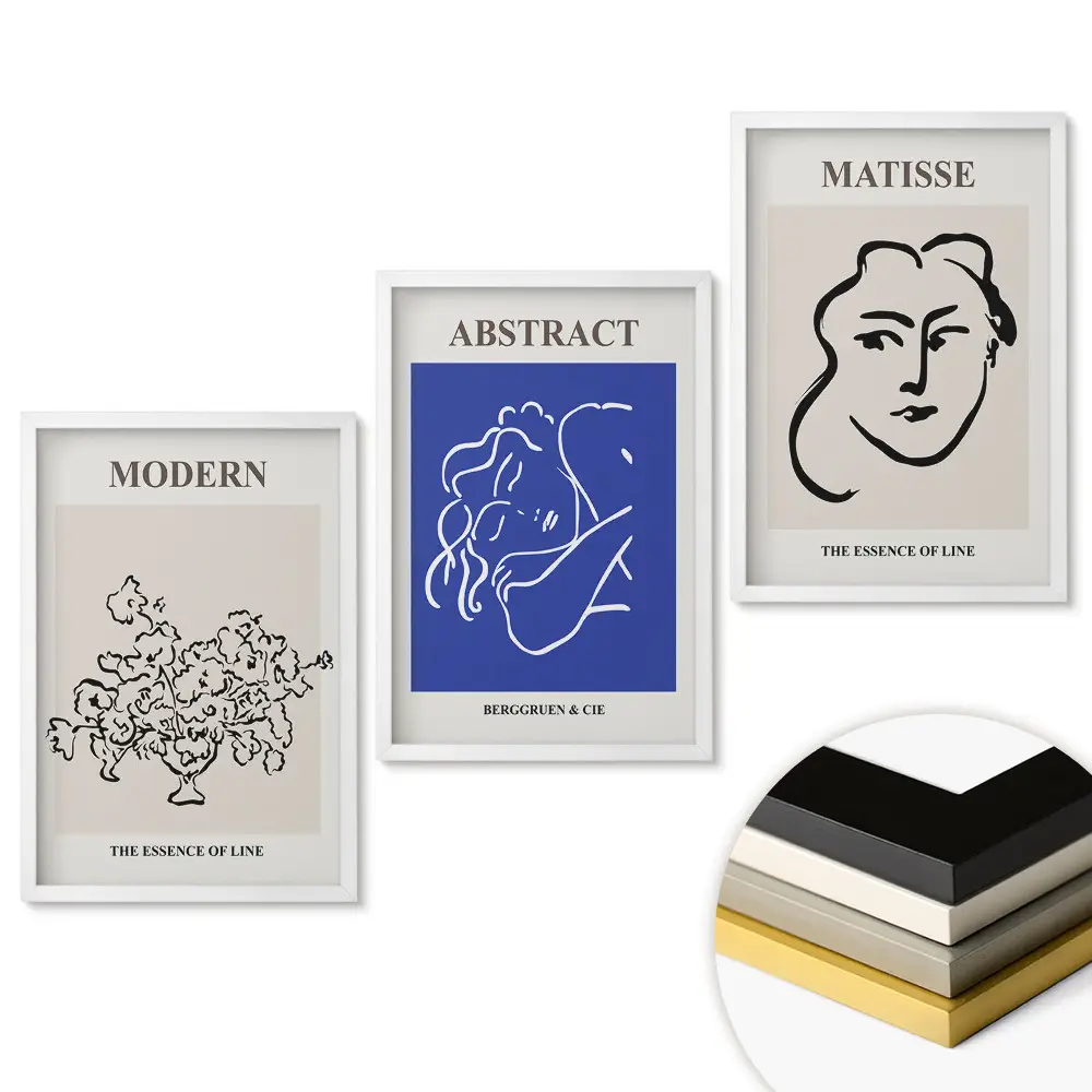 triptych v rámu