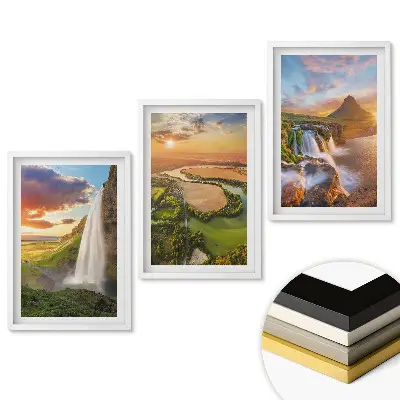 Triptych v rámu Ohromující přírodní krajiny ve třech záběrech