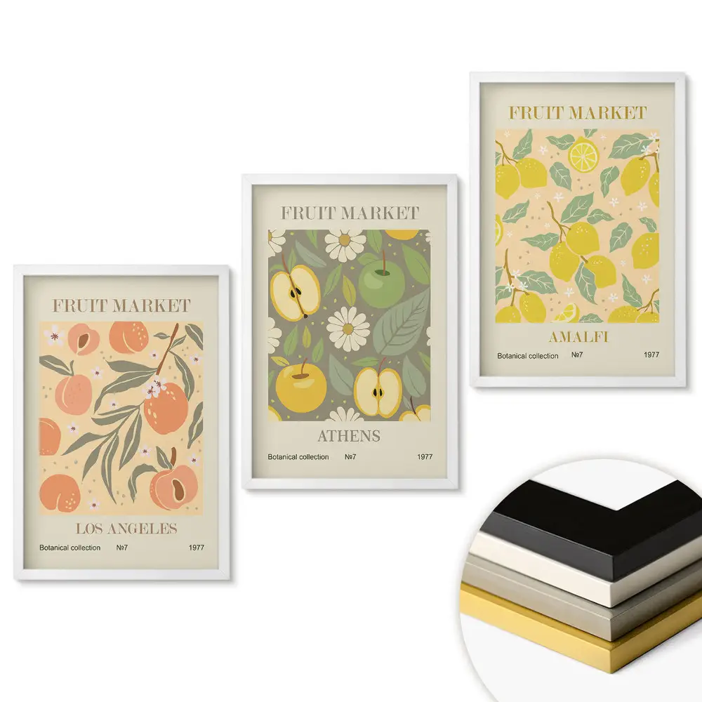 Triptych v rámu Ovocný trh: Botanická sbírka 1977