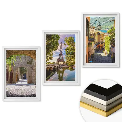 Triptych v rámu Okouzlující místa v evropských městech