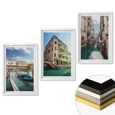 Triptych v rámu Benátky v krásných záběrech