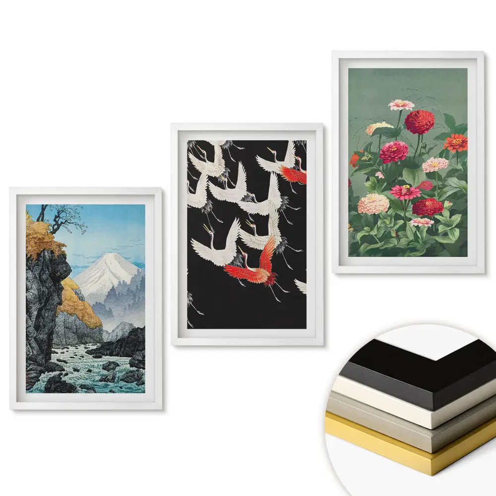 Triptych v rámu Harmonie přírody v japonském umění