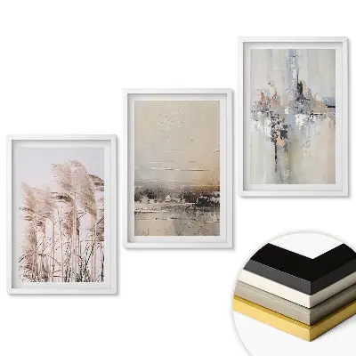 Triptych v rámu Přírodní krása a abstrakce v umění