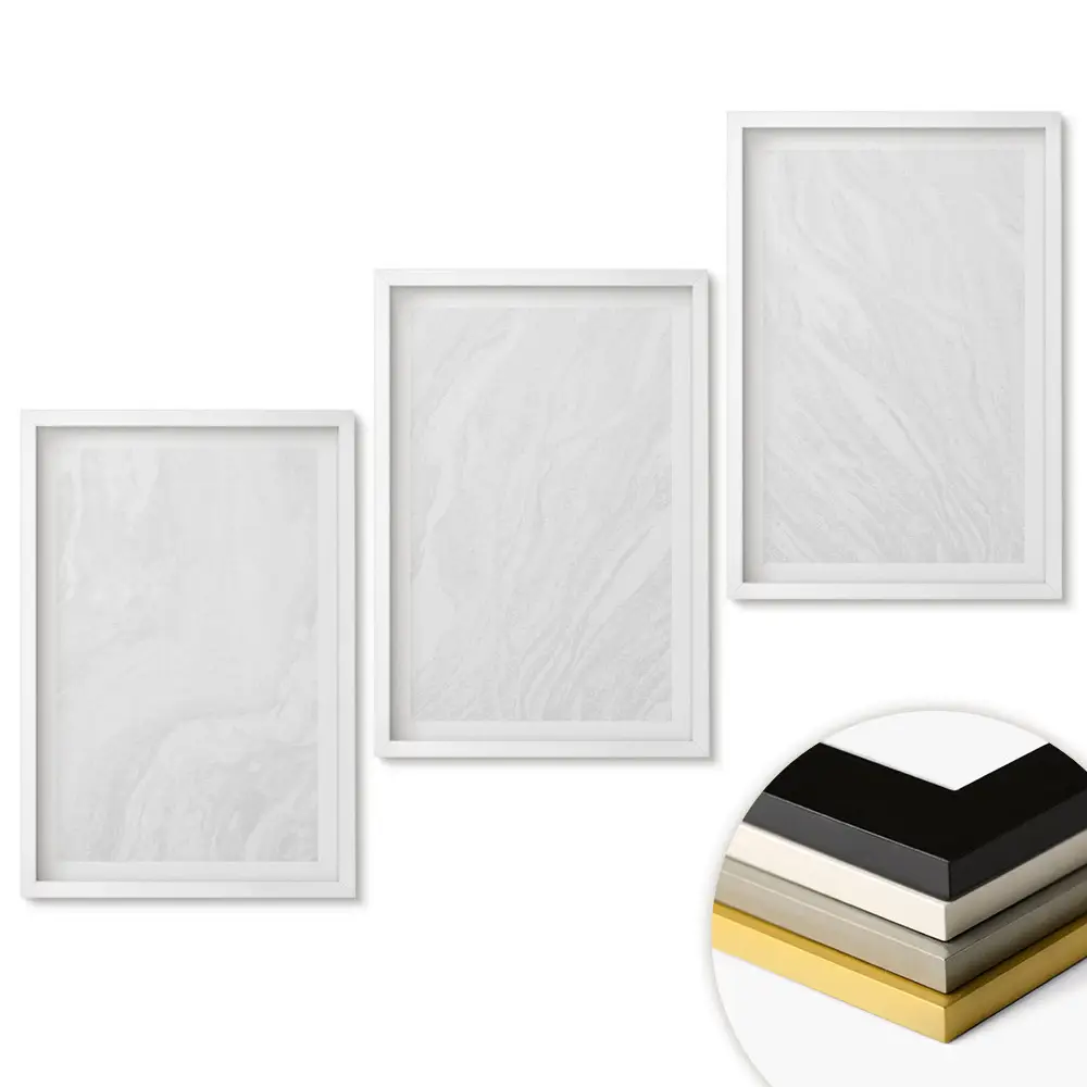 Triptych v rámu Prázdné plátno