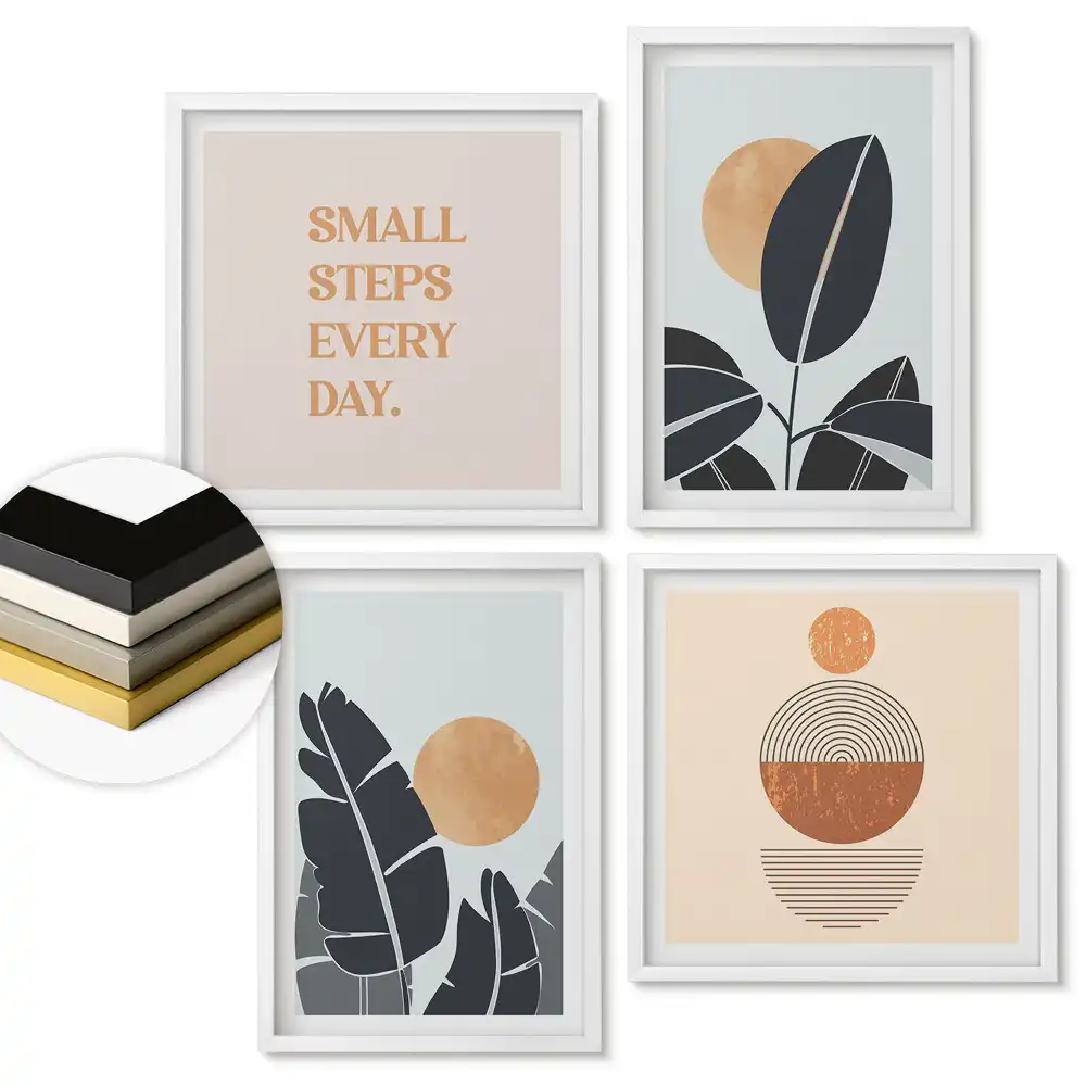 Sada obrazů v rámu Minimalistické inspirace