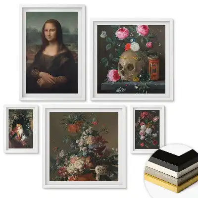 Nástěnná galerie Květiny, lebky a tajemství umění
