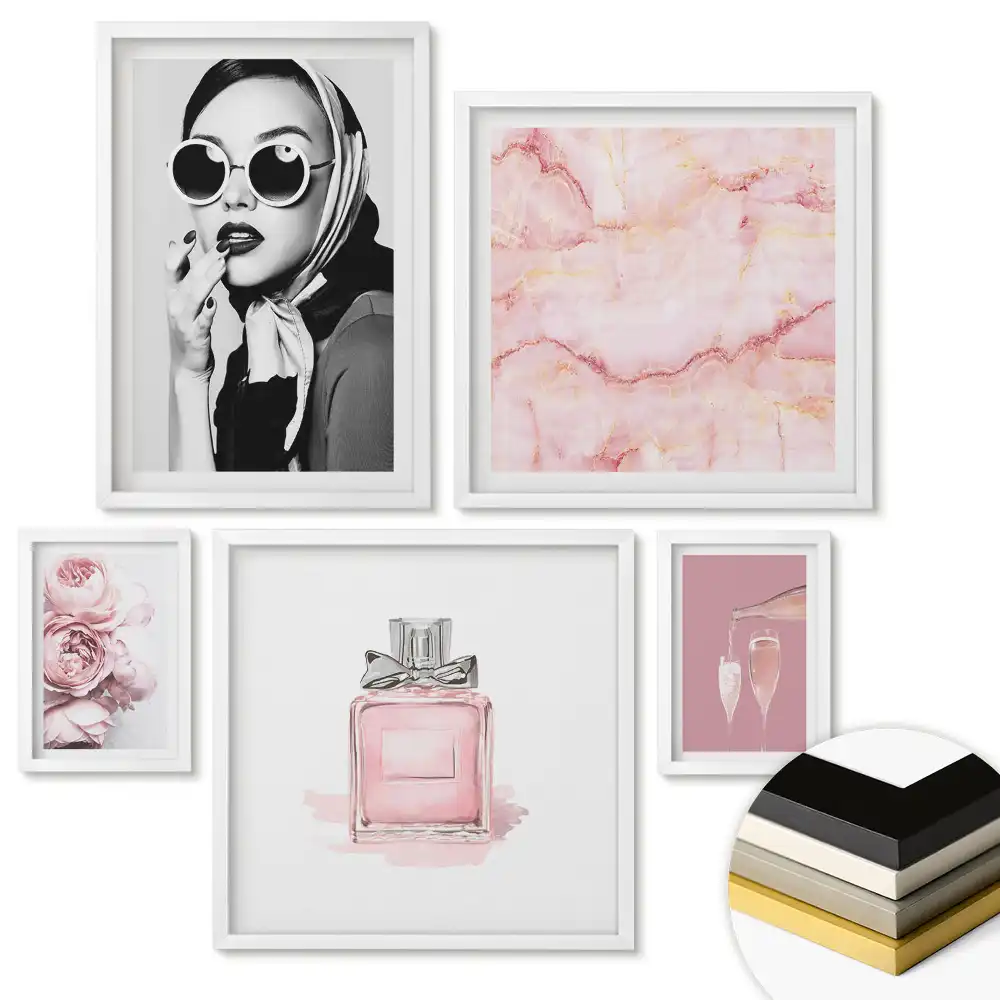 Nástěnná galerie Elegance a styl v pastelových odstínech