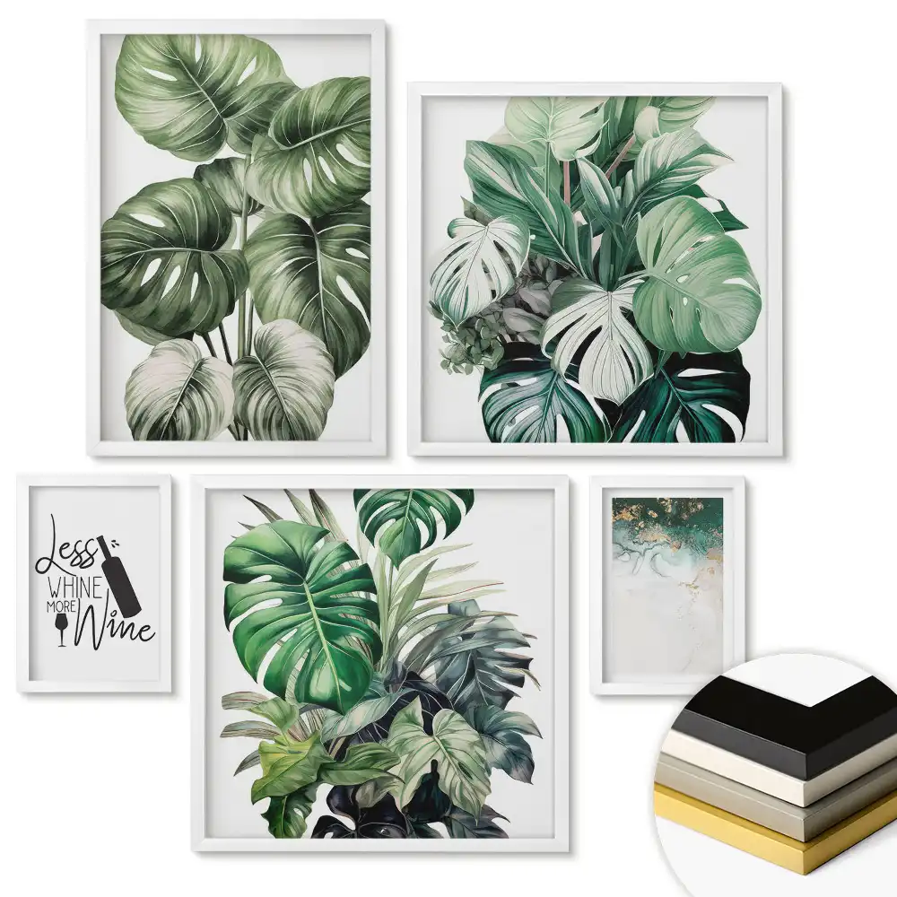 Nástěnná galerie Inspirace rostlinami s nádechem vína