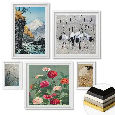 Nástěnná galerie Krajina přírody a krása ptáků