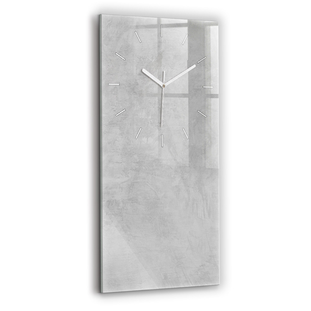 Skleněné nástěnné hodiny vertikální Kamenná zeď
