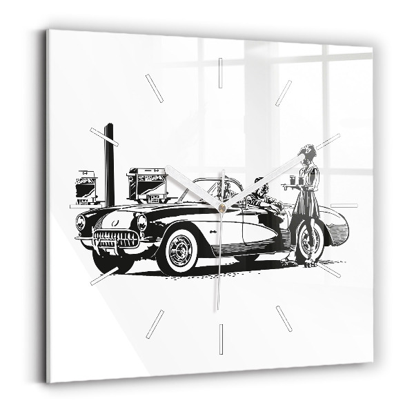 Skleněné hodiny Retro ilustrace