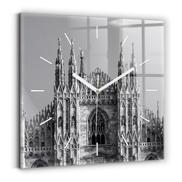 Skleněné nástěnné hodiny Katedrála Duomo Di Milano