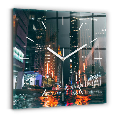 Skleněné hodiny Hotel Hilton v Houstonu