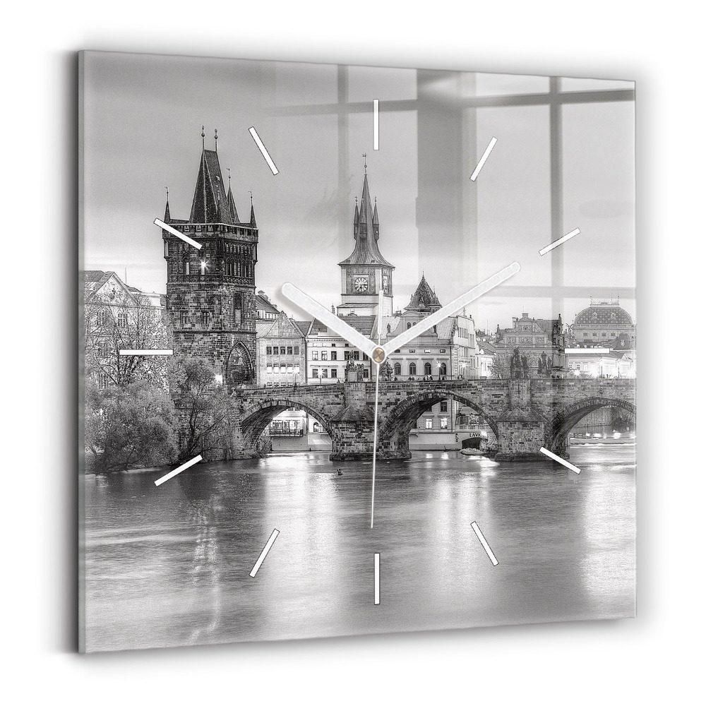 Skleněné hodiny Karlův most v Praze