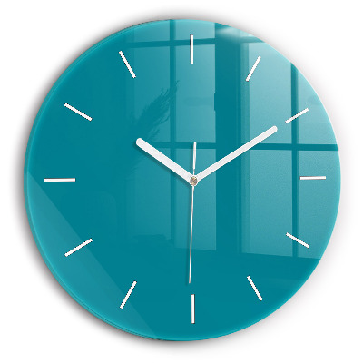 Skleněné hodiny kulaté Námořní